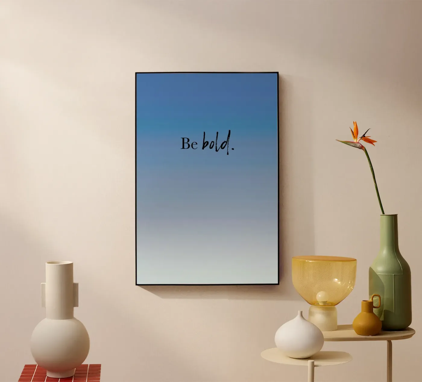 Be Bold plexiglass da Studio One