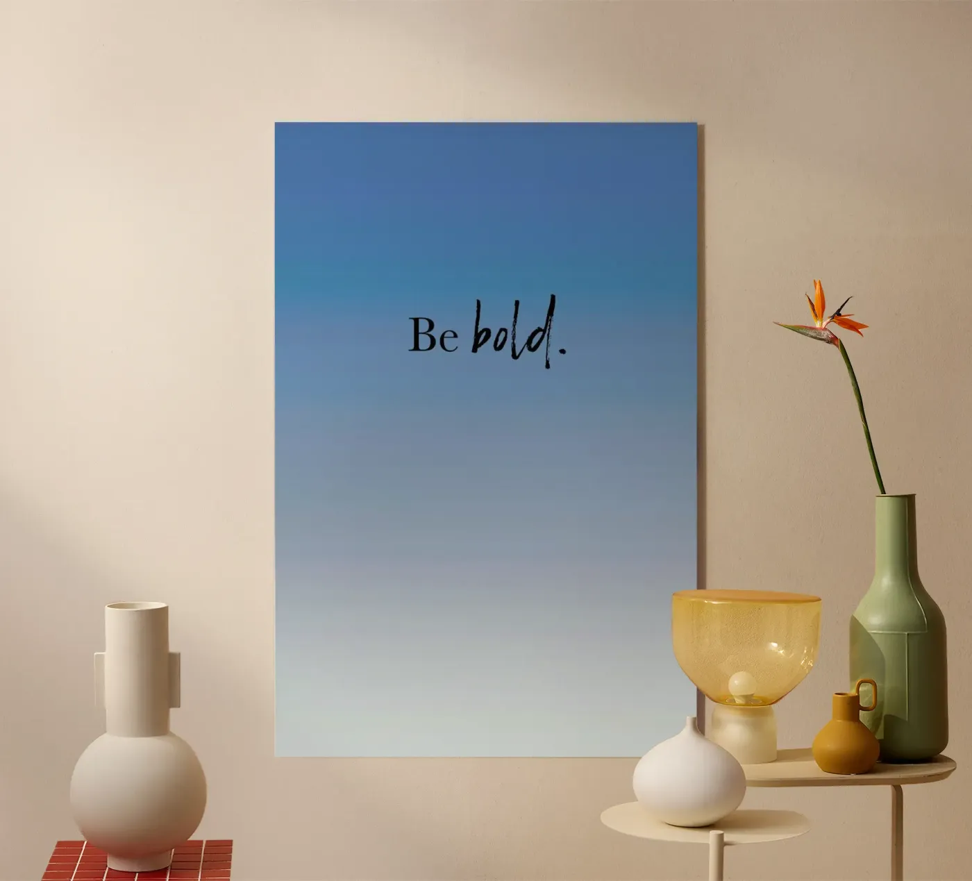 Be Bold plexiglass da Studio One