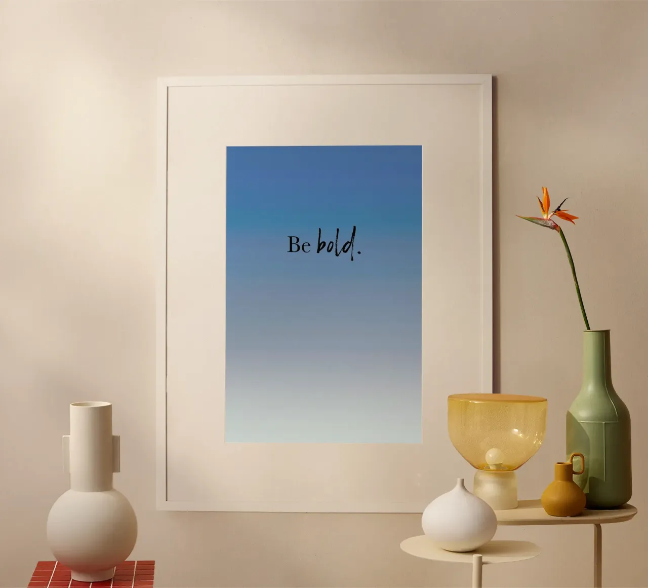 Be Bold poster da Studio One