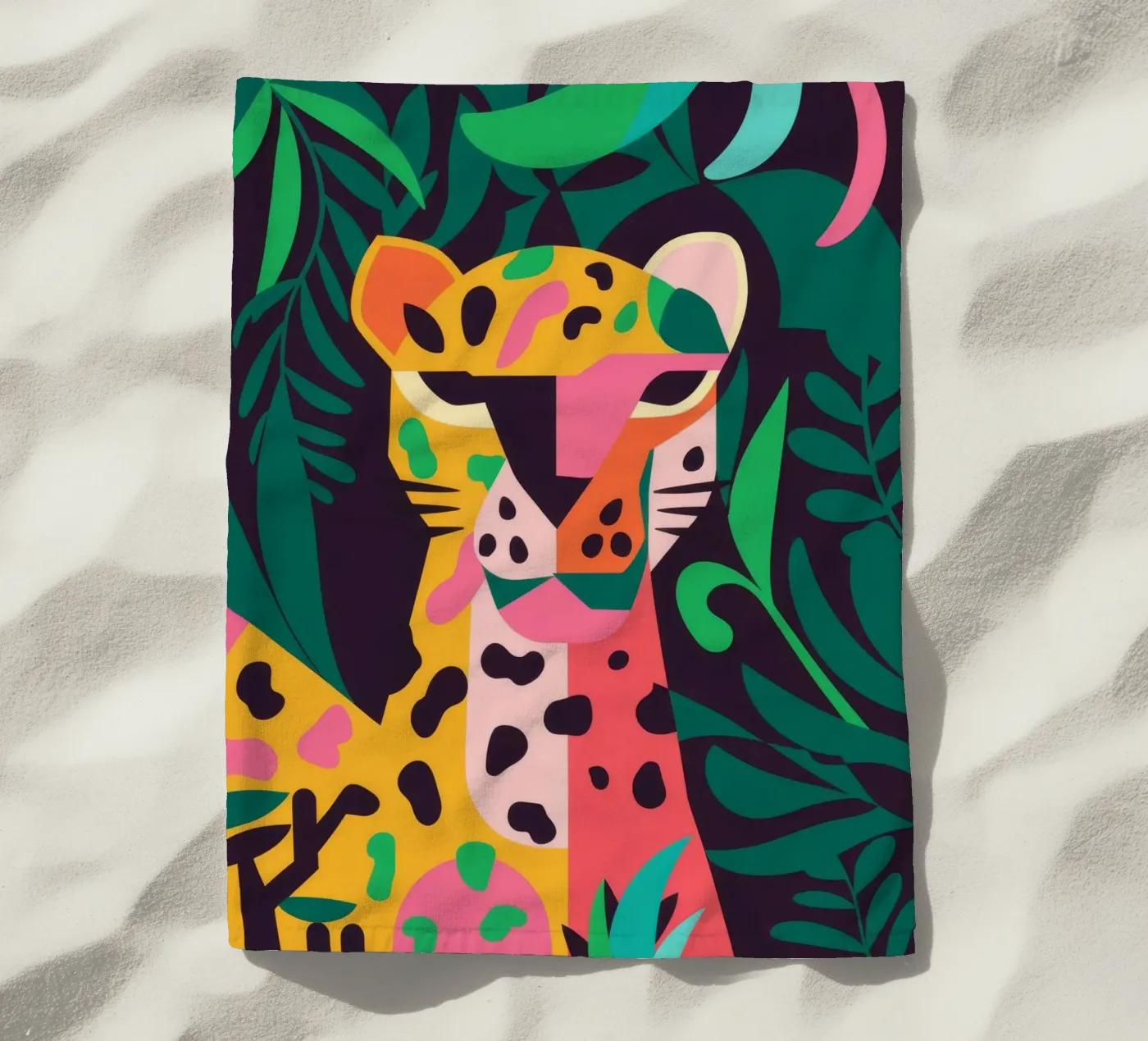 Koffie en theepot strandhanddoek van Seren Liodra