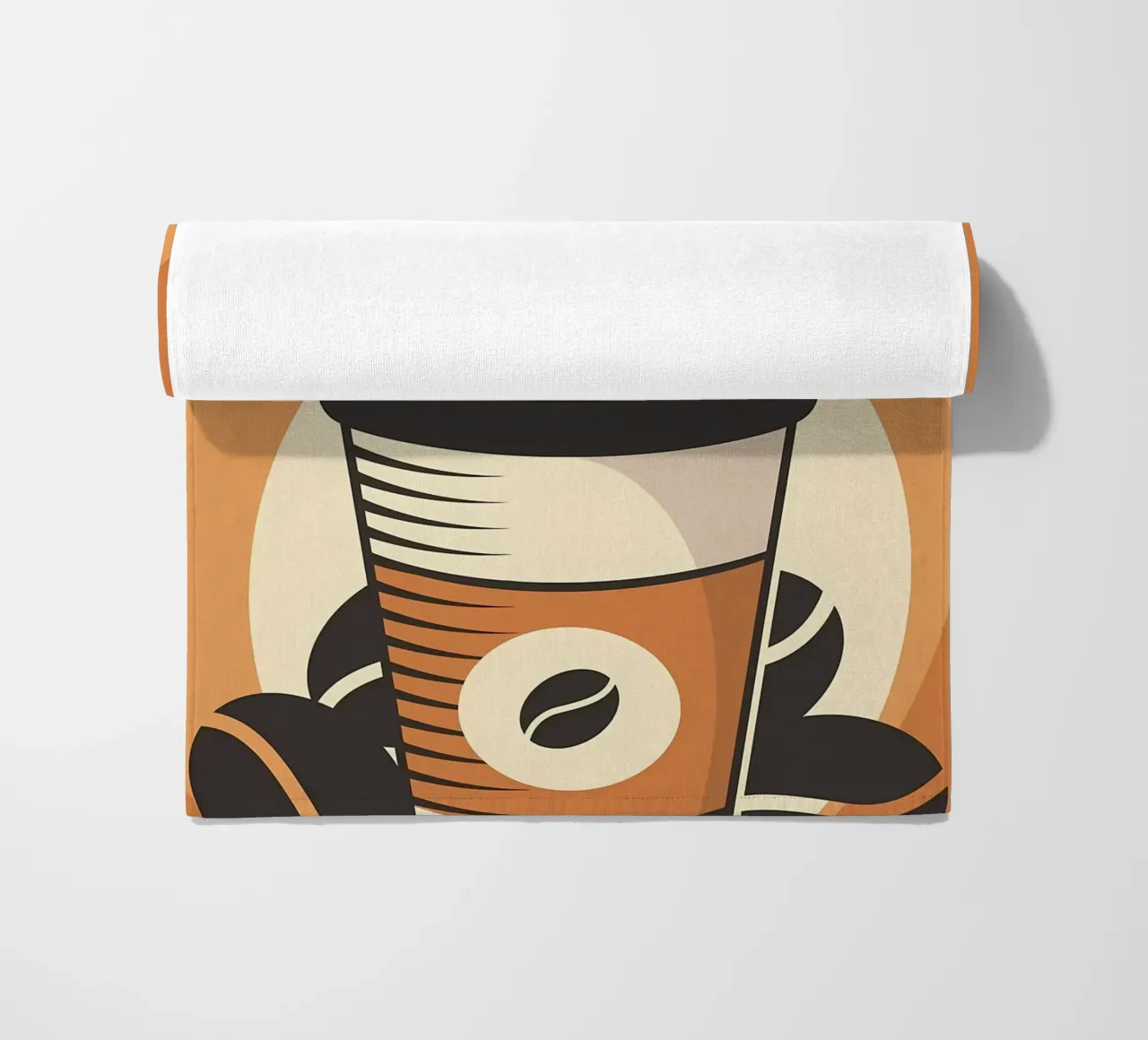 Cat and Coffee 5 telo mare da Monique A Hooper