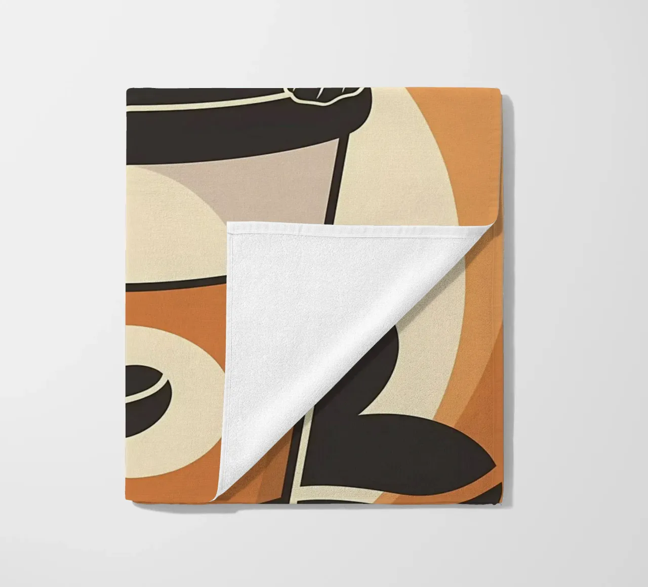 Cat and Coffee 5 telo mare da Monique A Hooper