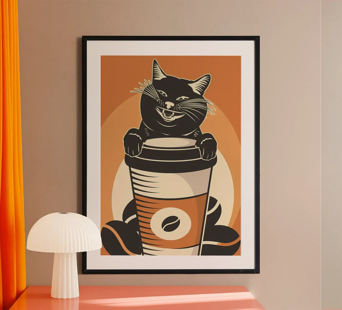 Gatto e caffè 5 poster da Monique A Hooper
