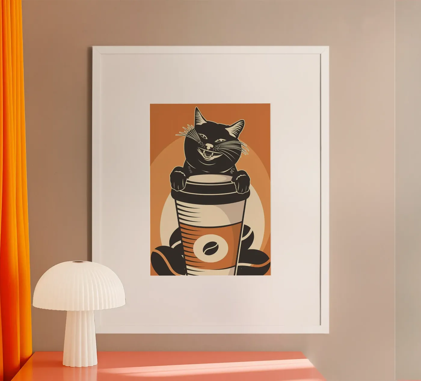 Gatto e caffè 5 poster da Monique A Hooper