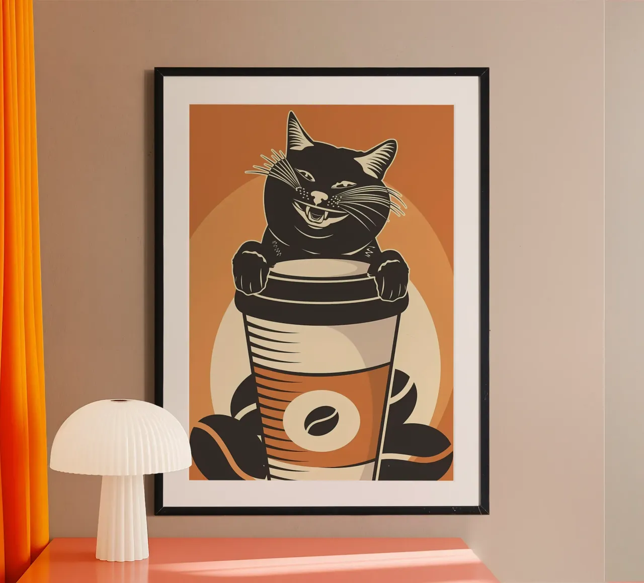 Gatto e caffè 5 poster da Monique A Hooper