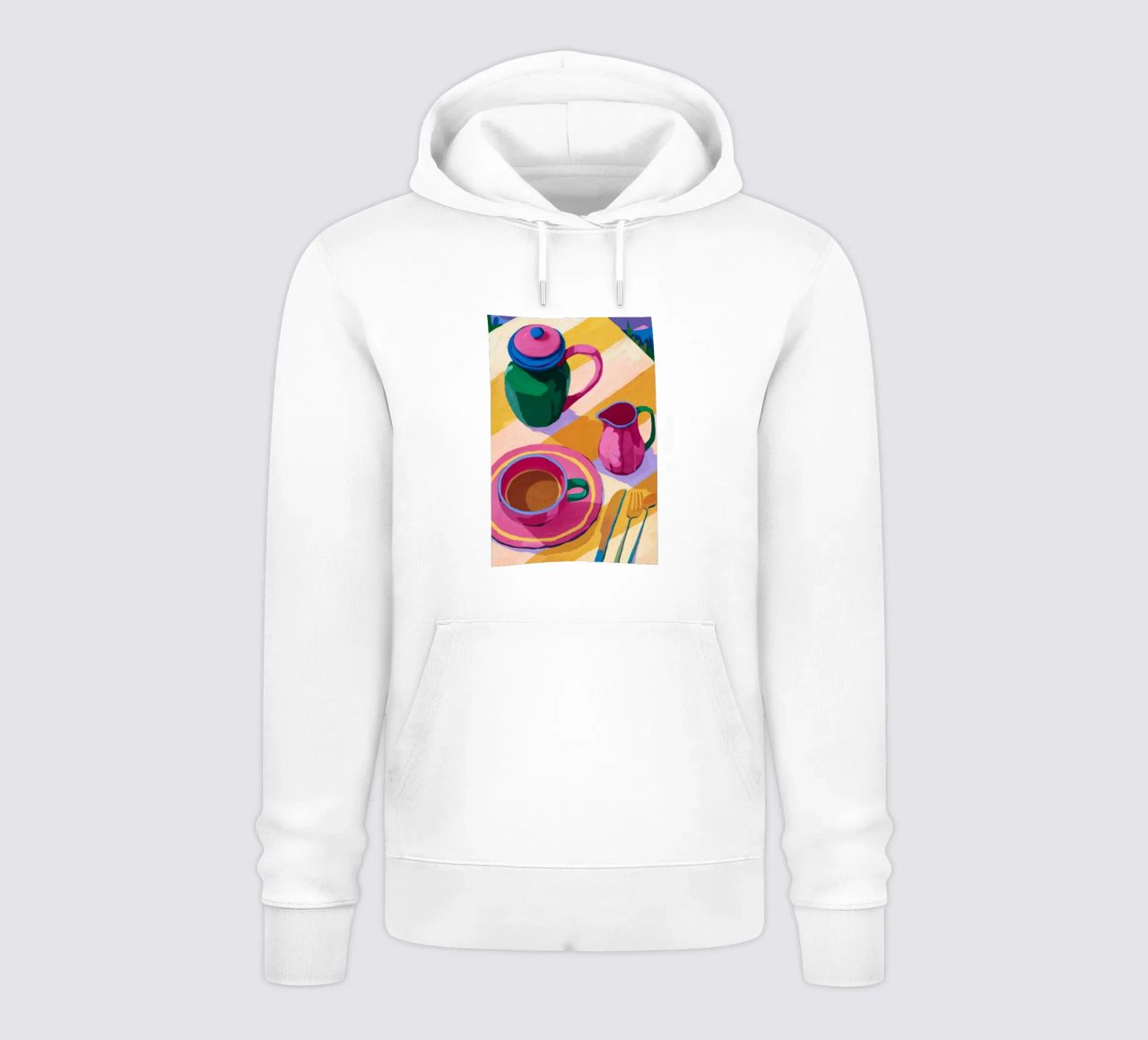 Scimmia e fiori felpa con cappuccio da Seren Liodra