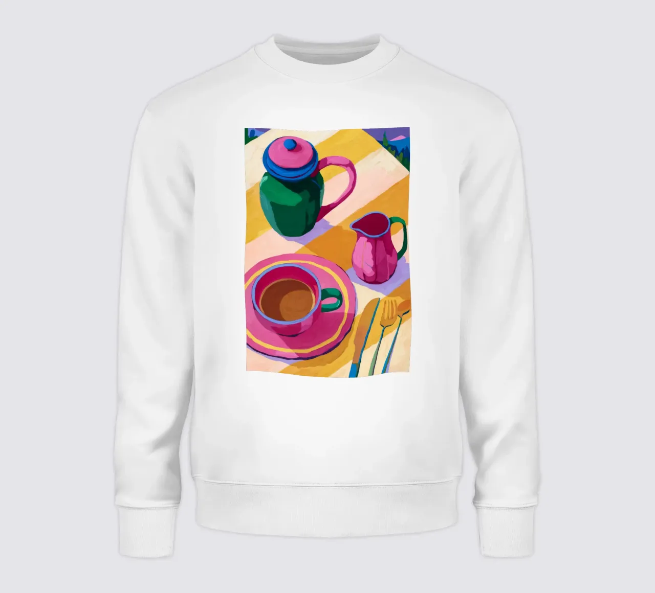 Scimmia e fiori felpa da Seren Liodra