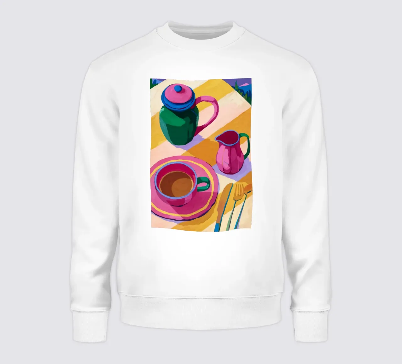 Monkey and Flowers sweatshirt by Seren Liodra