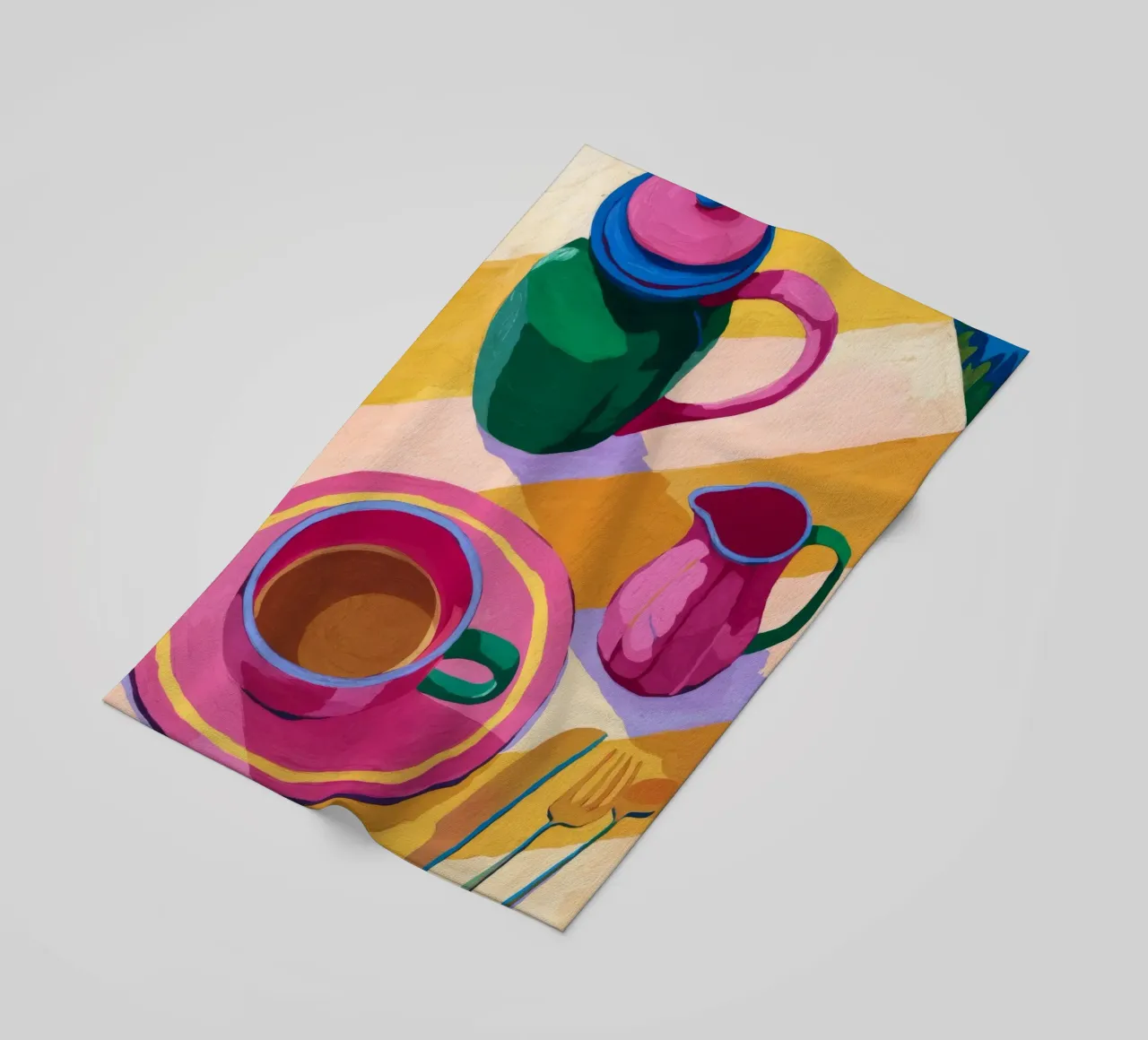 Scimmia e fiori telo mare da Seren Liodra
