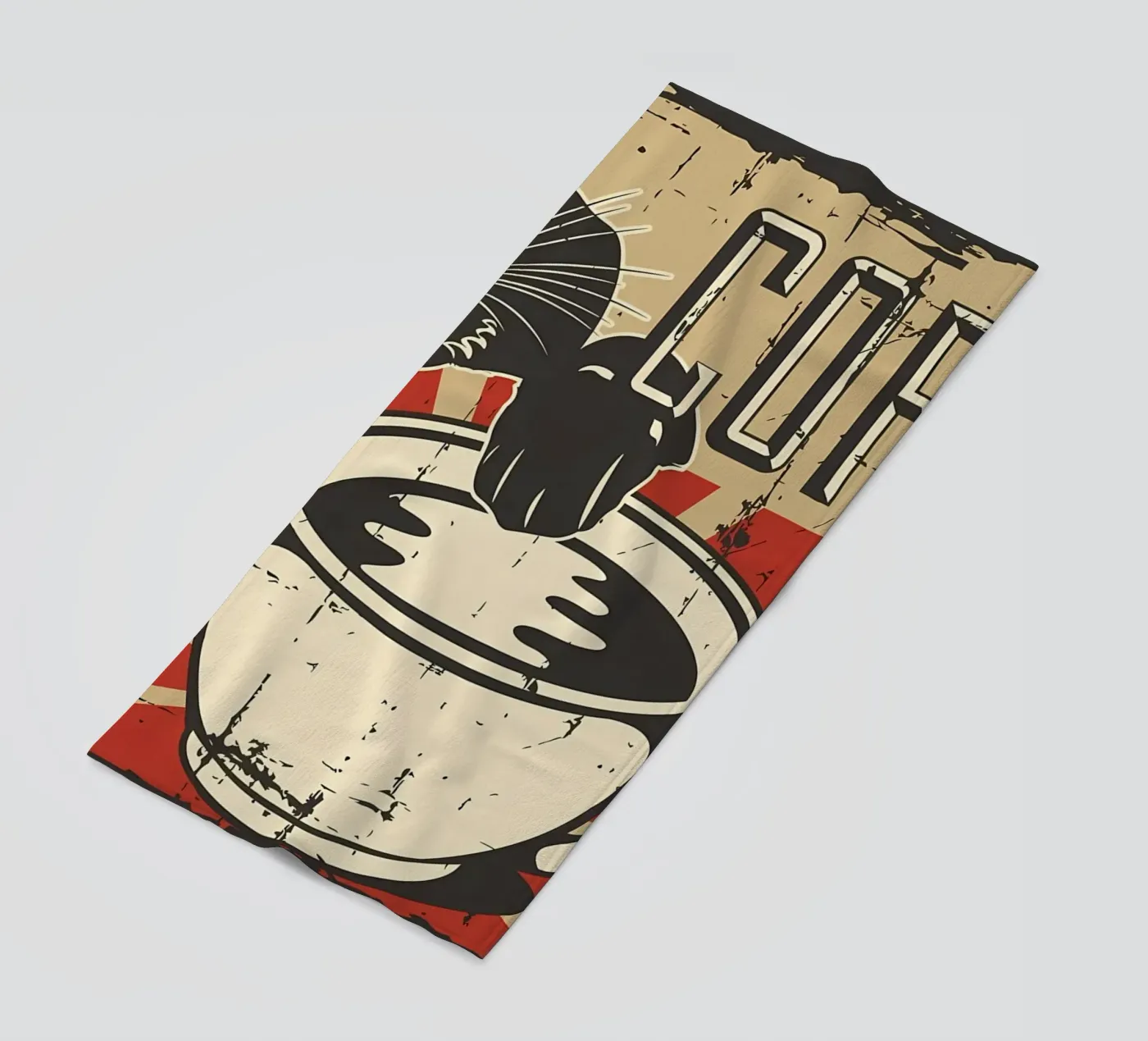 Gatto e caffè 6 telo mare da Monique A Hooper