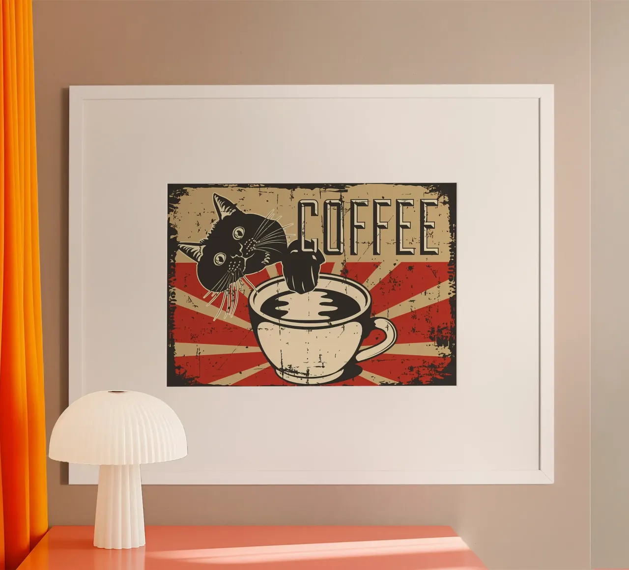 Gatto e caffè 6 poster da Monique A Hooper