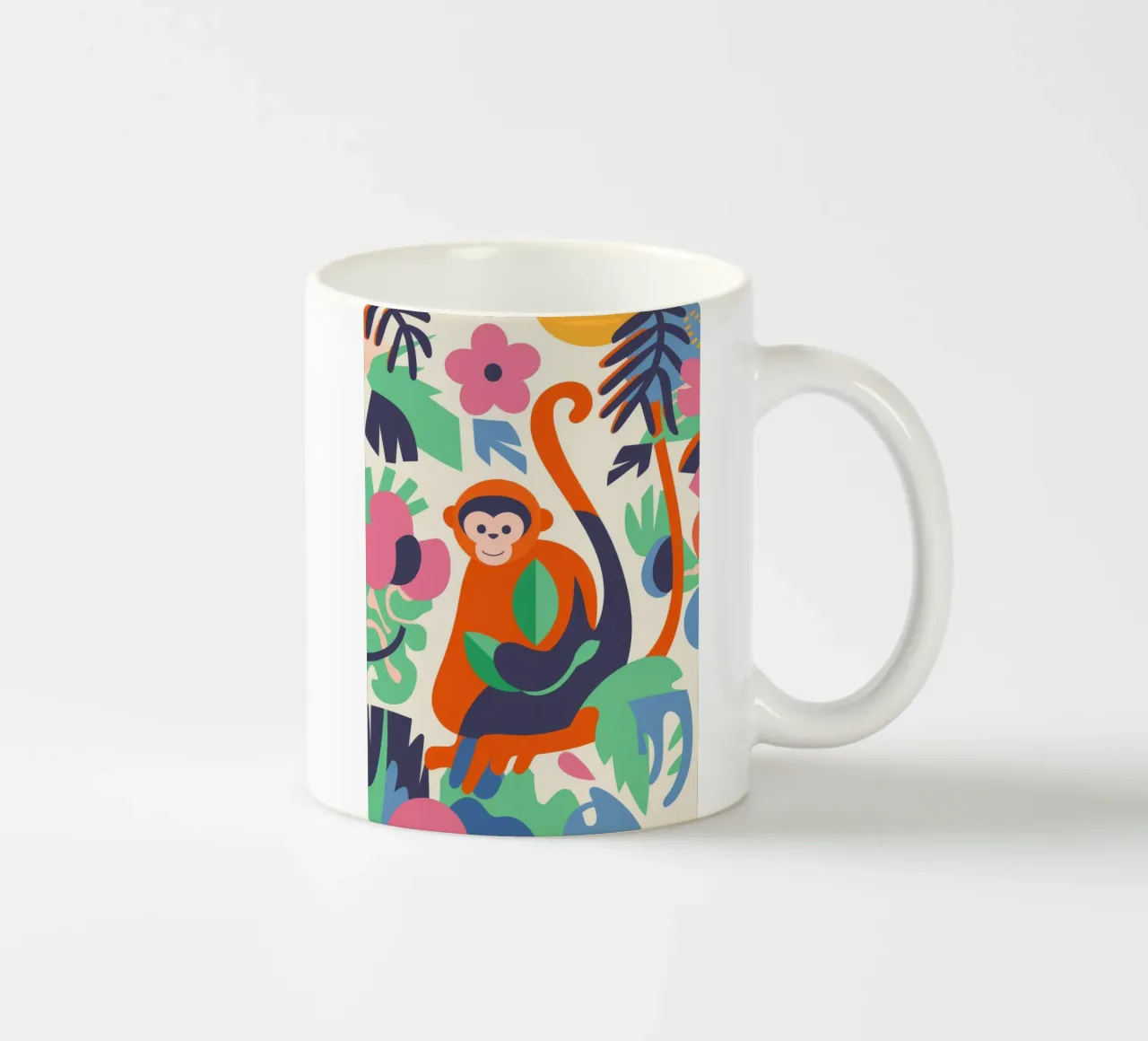 Faro e uccelli tazza in ceramica da Seren Liodra