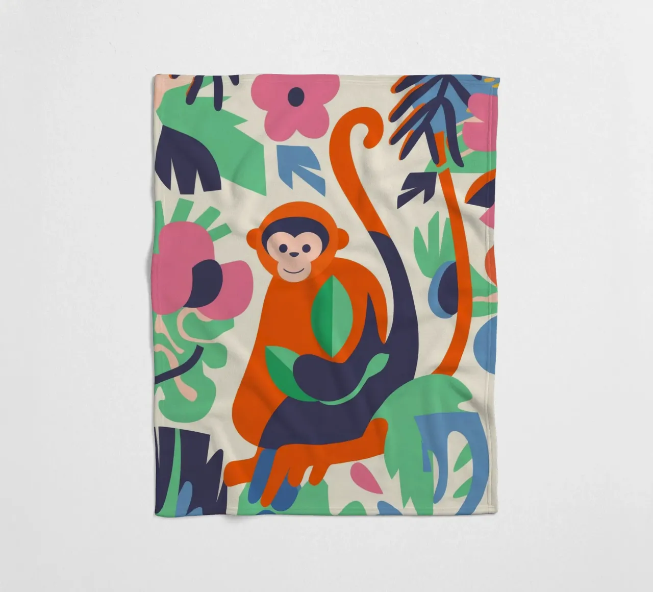 Lighthouse and Birds fleece blanket by Seren Liodra