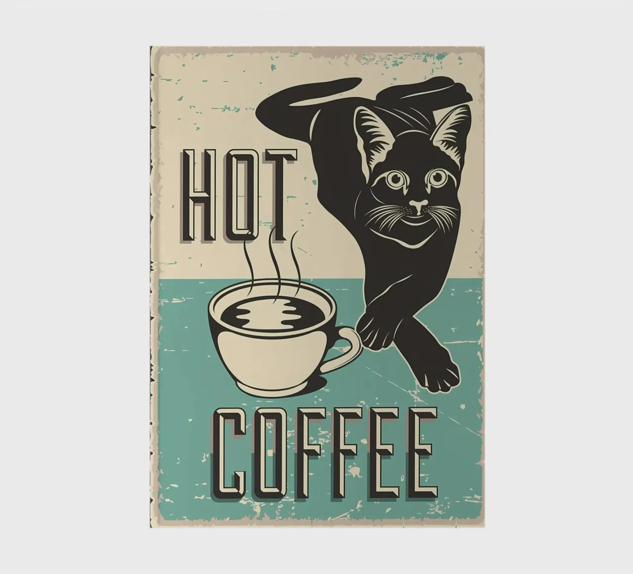 Cat and Coffee 7 notebook by Monique A Hooper