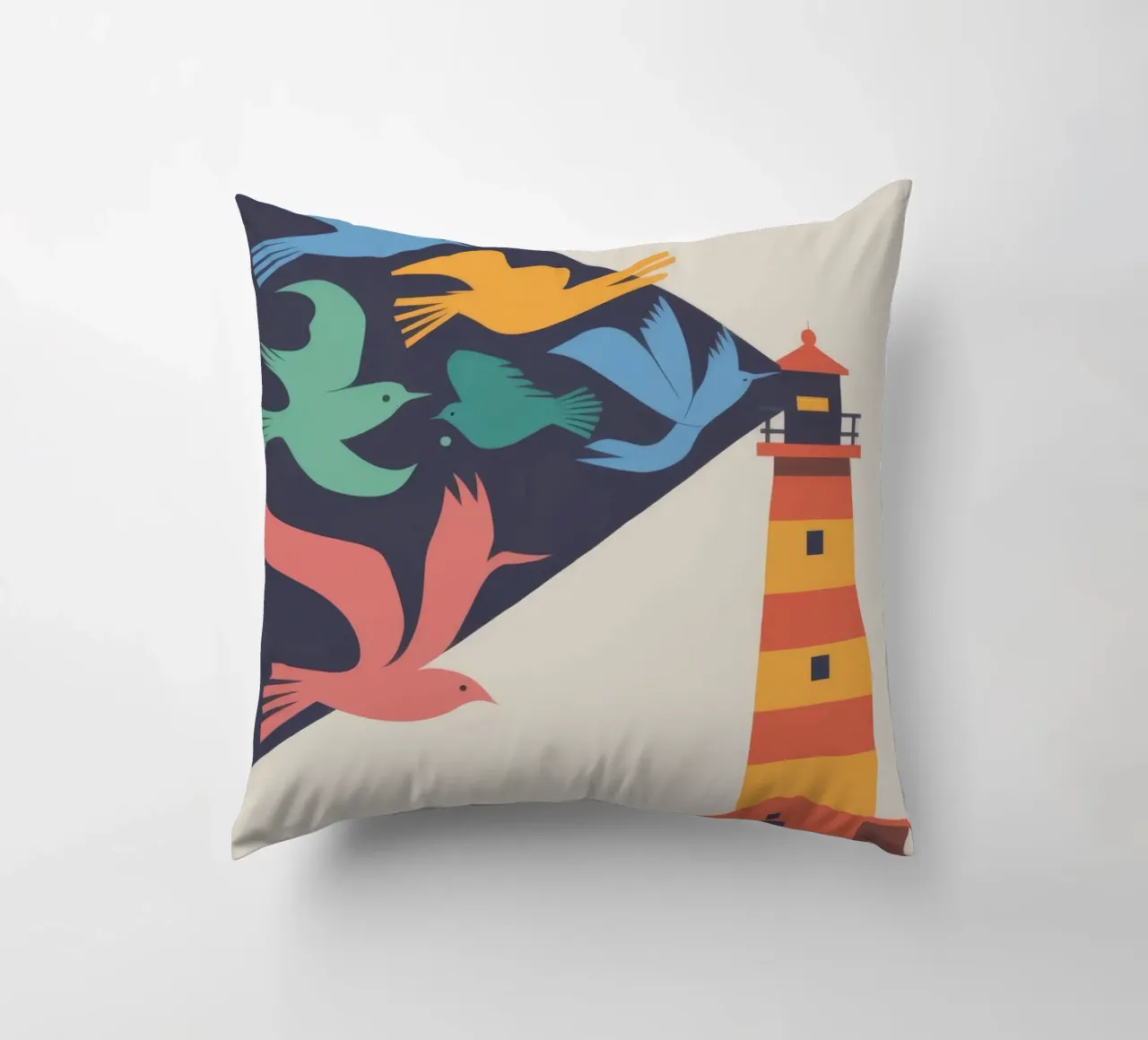 Vase and Flowers decorative cushion by Seren Liodra