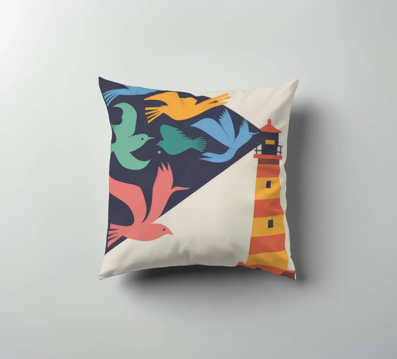 Vase and Flowers decorative cushion by Seren Liodra
