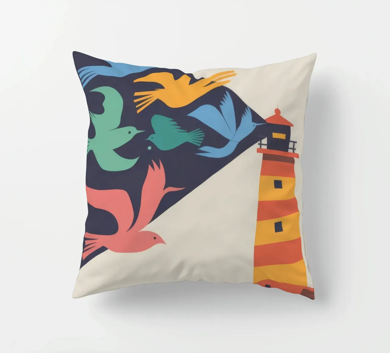 Vase and Flowers decorative cushion by Seren Liodra