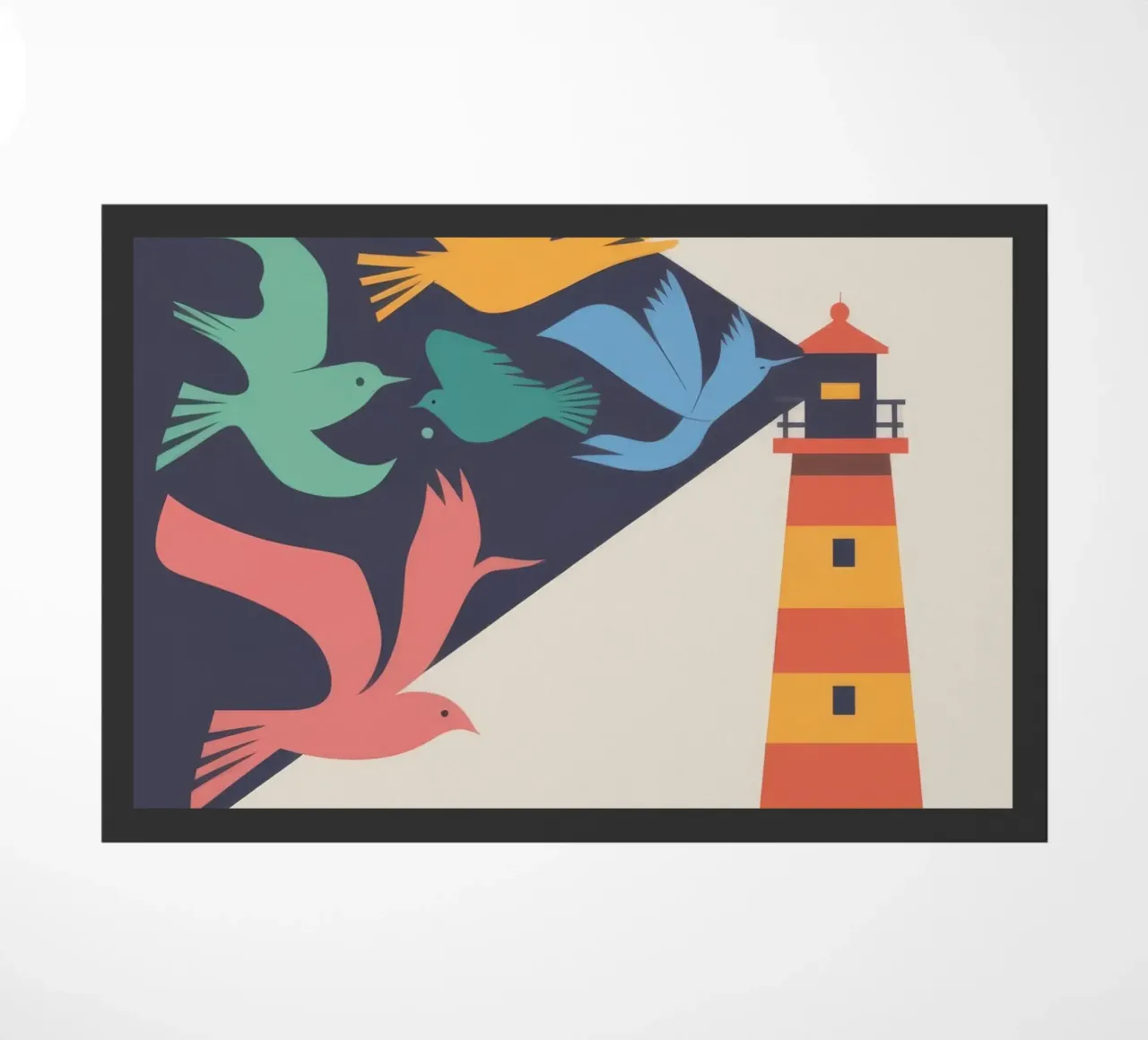 Vase and Flowers doormat by Seren Liodra