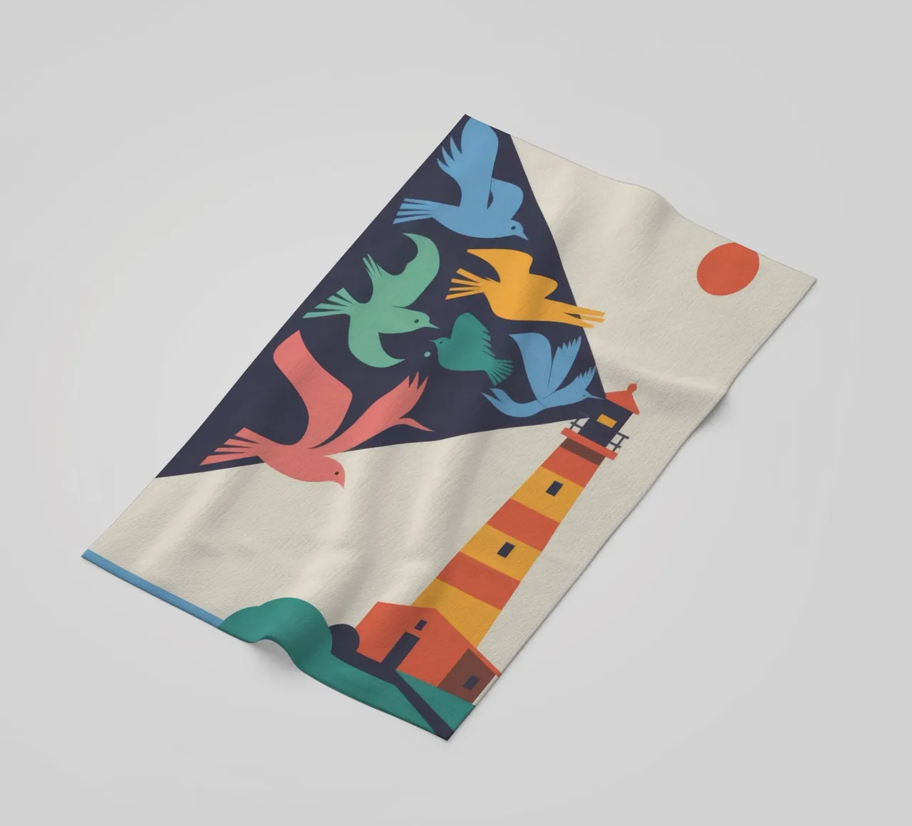 Vase and Flowers beach towel by Seren Liodra