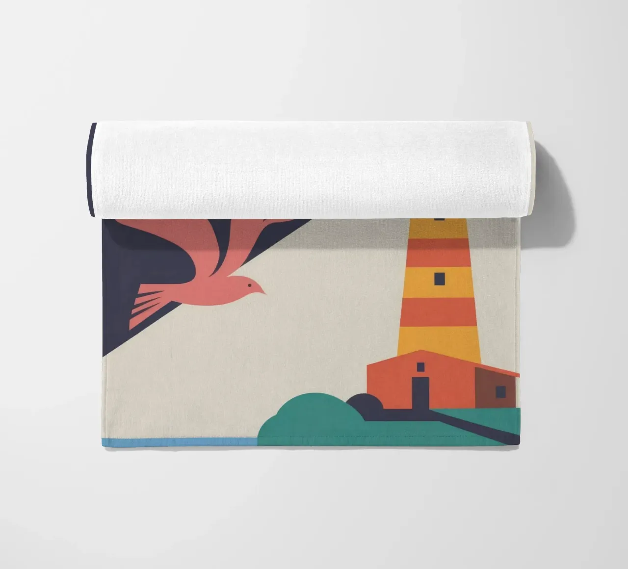 Vase and Flowers beach towel by Seren Liodra
