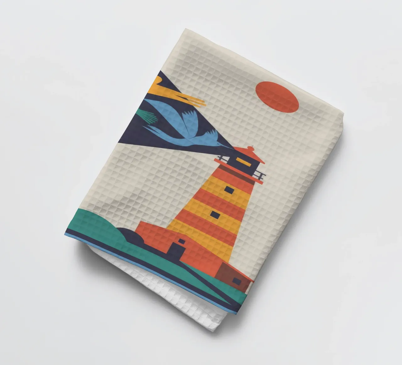 Vase and Flowers tea towel by Seren Liodra