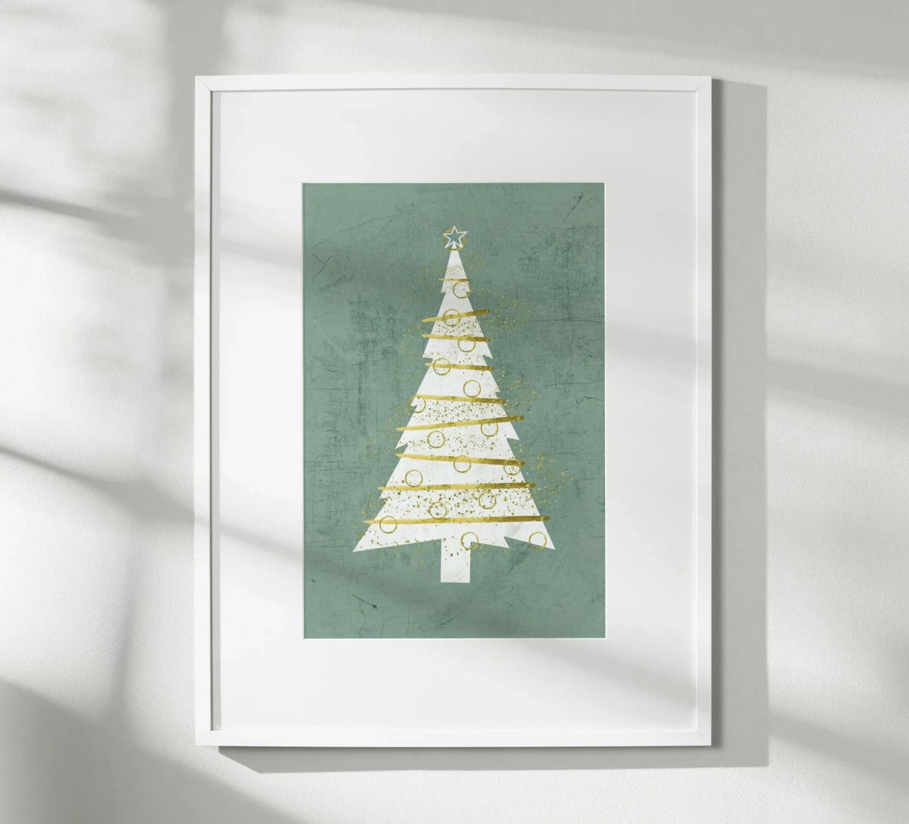 Der Weihnachtsbaum Poster von Monika Strigel