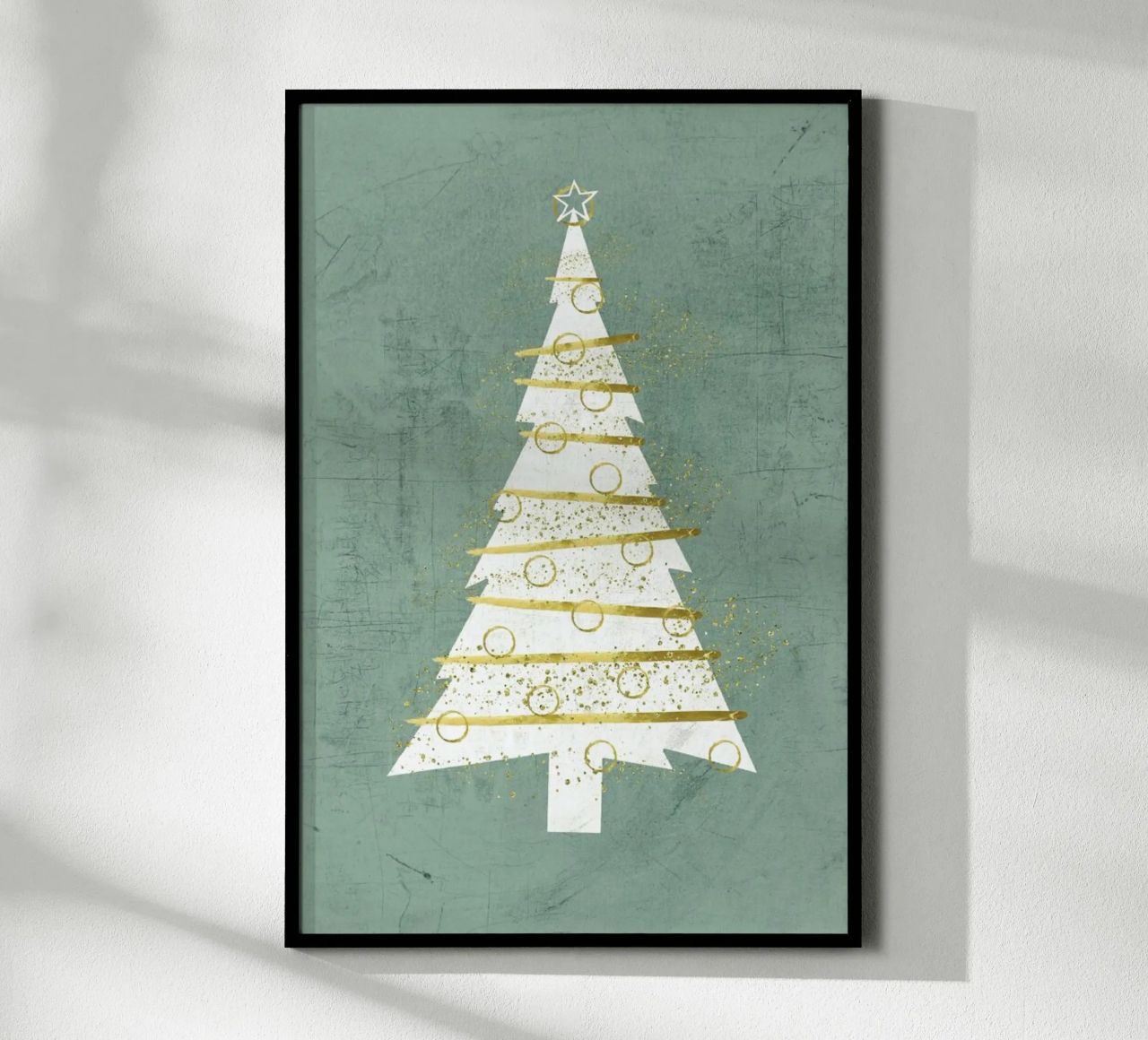 Der Weihnachtsbaum Poster von Monika Strigel