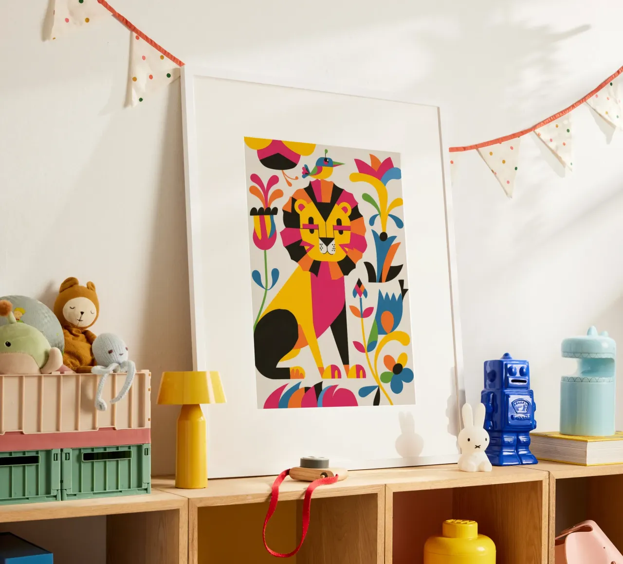 Gatto e fiori poster da Seren Liodra