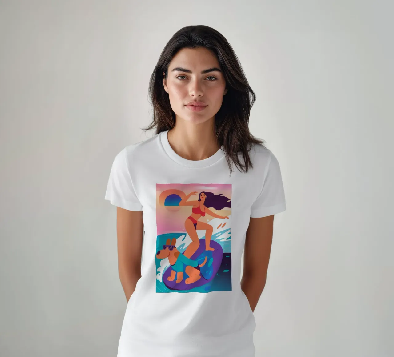 Divertimento in spiaggia t-shirt da Seren Liodra