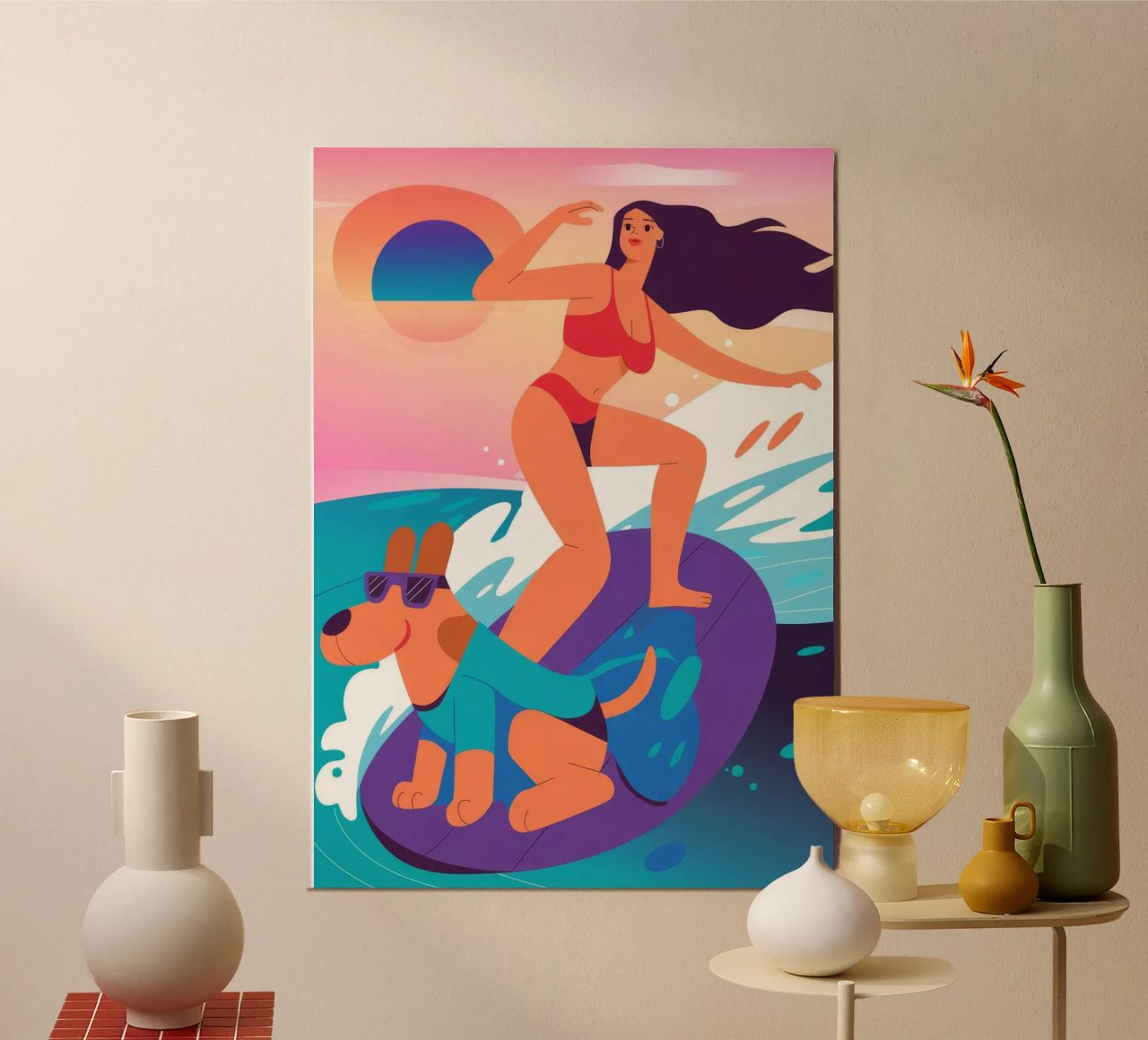 Strandspaß-Fahrt Poster von Seren Liodra
