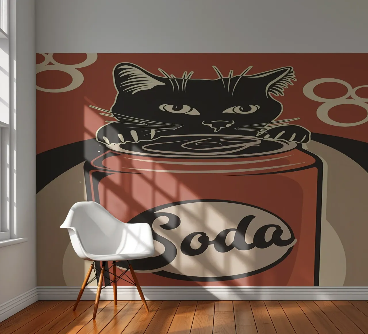 Cat and Soda cold drinks 2 photo wallpaper by Monique A Hooper