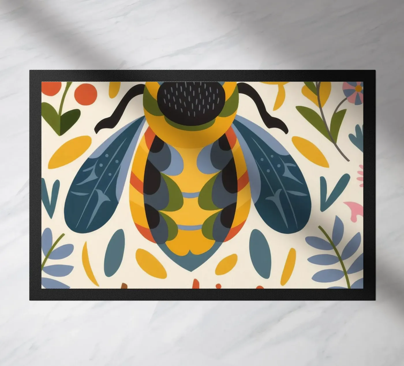 Bee Kind Message Fußmatte von Seren Liodra