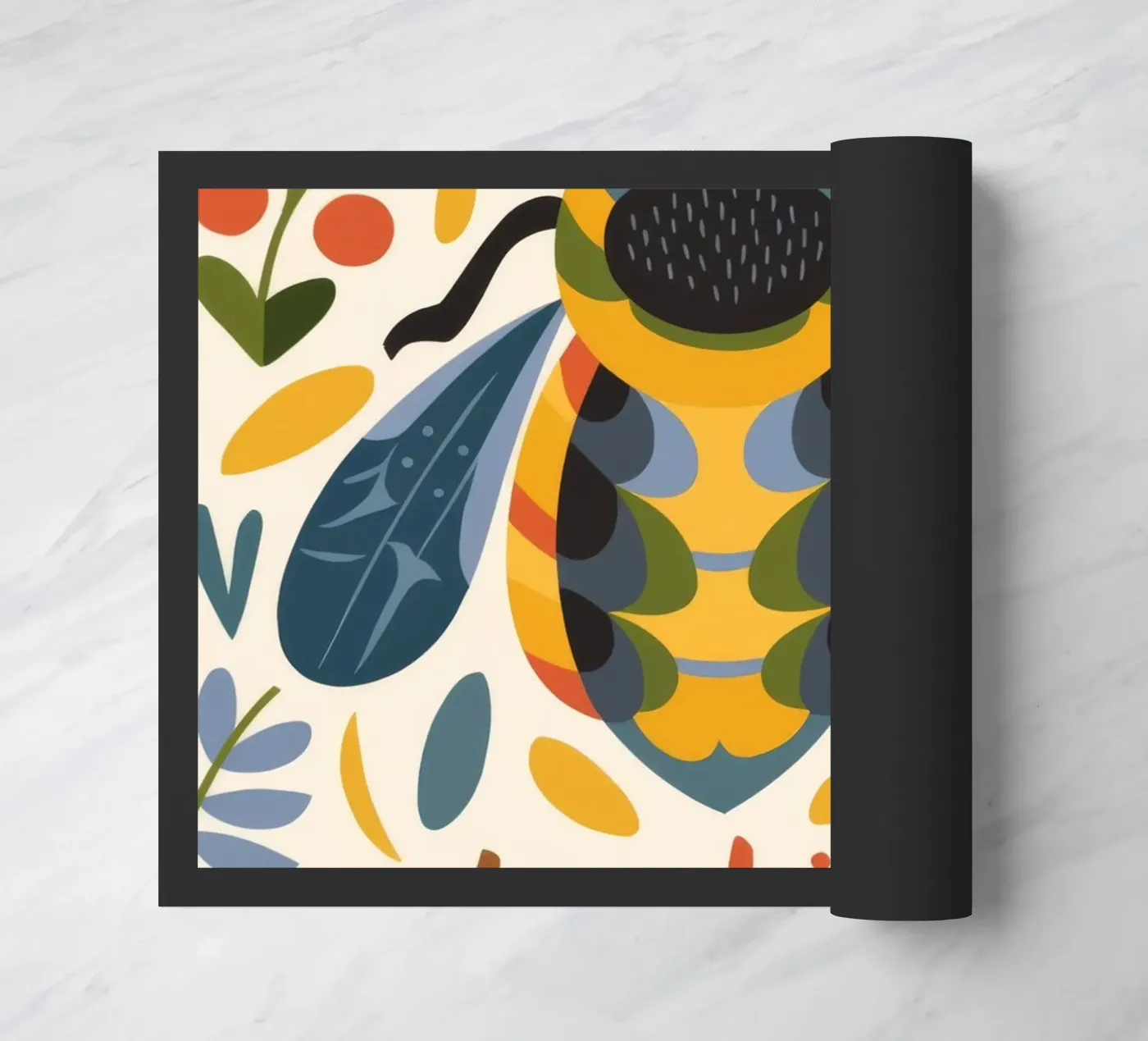 Bee Kind Message Fußmatte von Seren Liodra