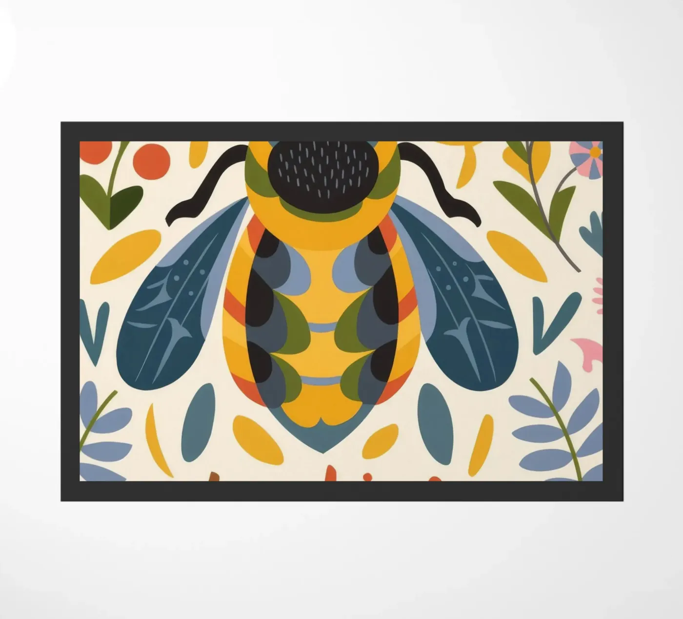 Bee Kind Message Fußmatte von Seren Liodra