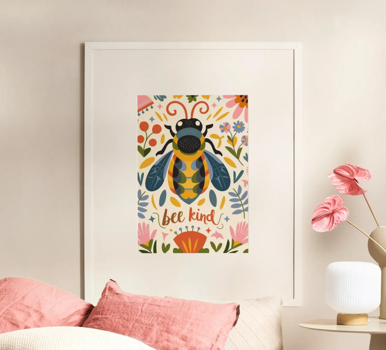 Bee Kind Message Hahnemühle von Seren Liodra