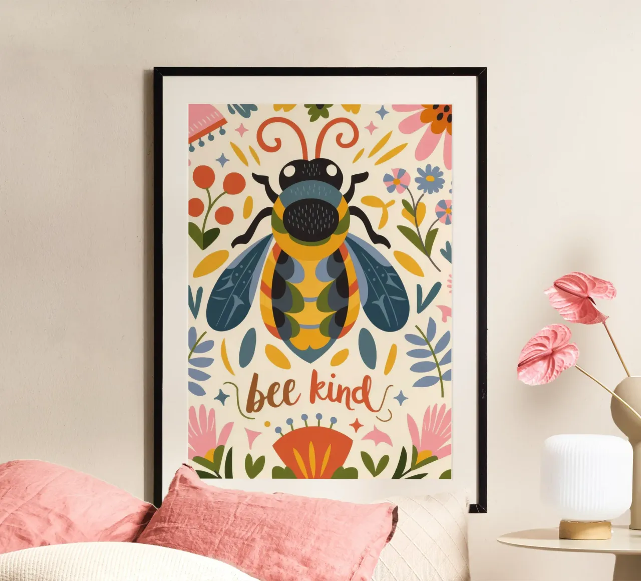 Bee Kind Message Hahnemühle von Seren Liodra