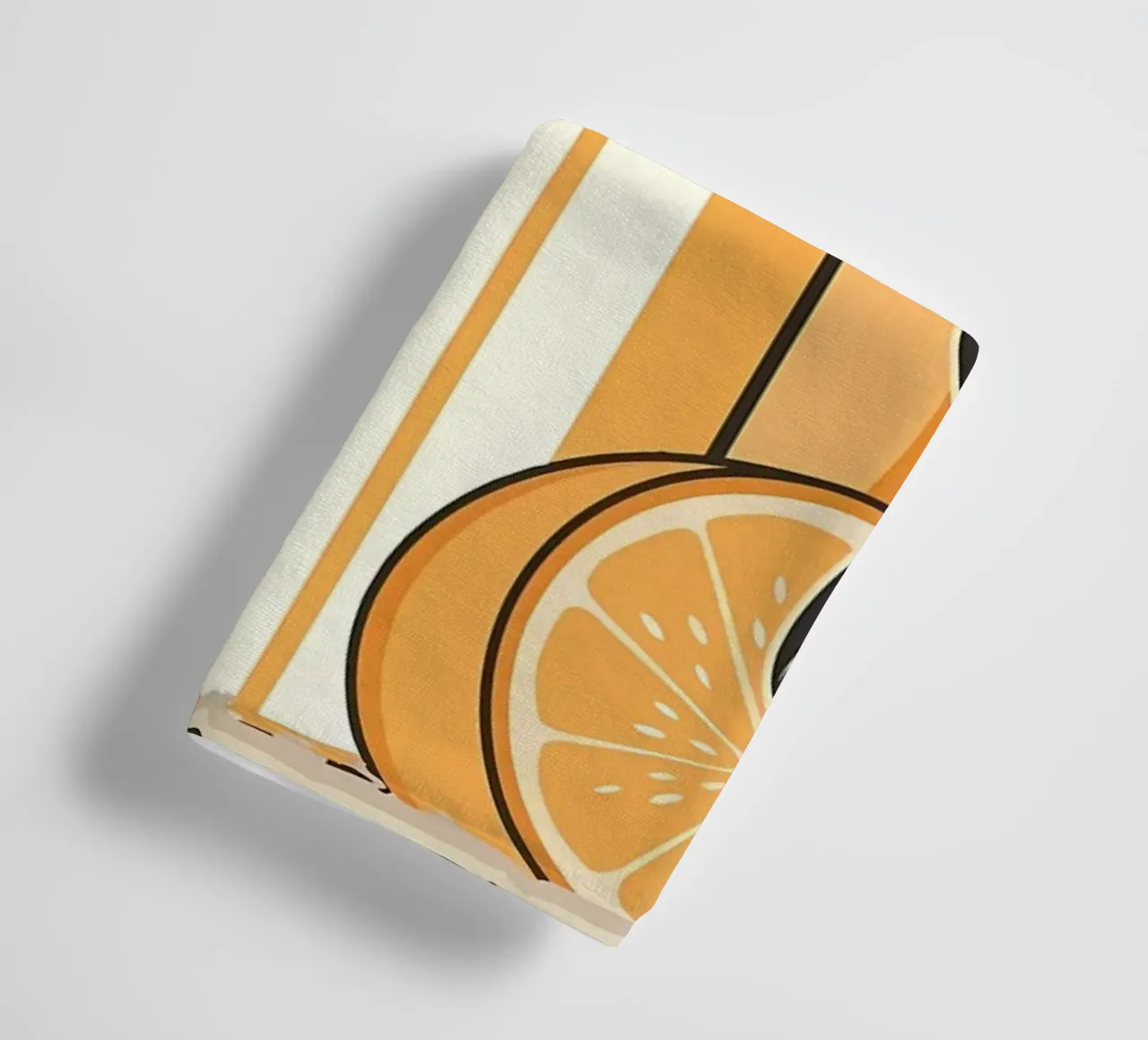 Funny Cat and Juice 3 towel by Monique A Hooper