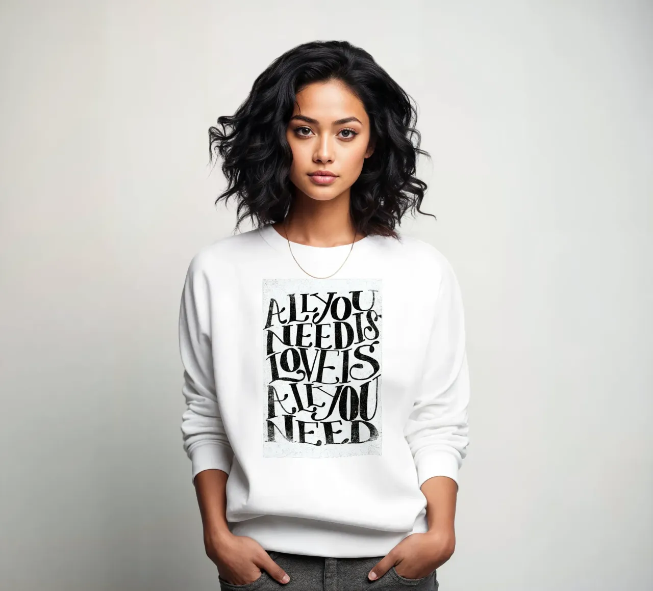 love is all you need sweatshirt van Matthew Taylor Wilson