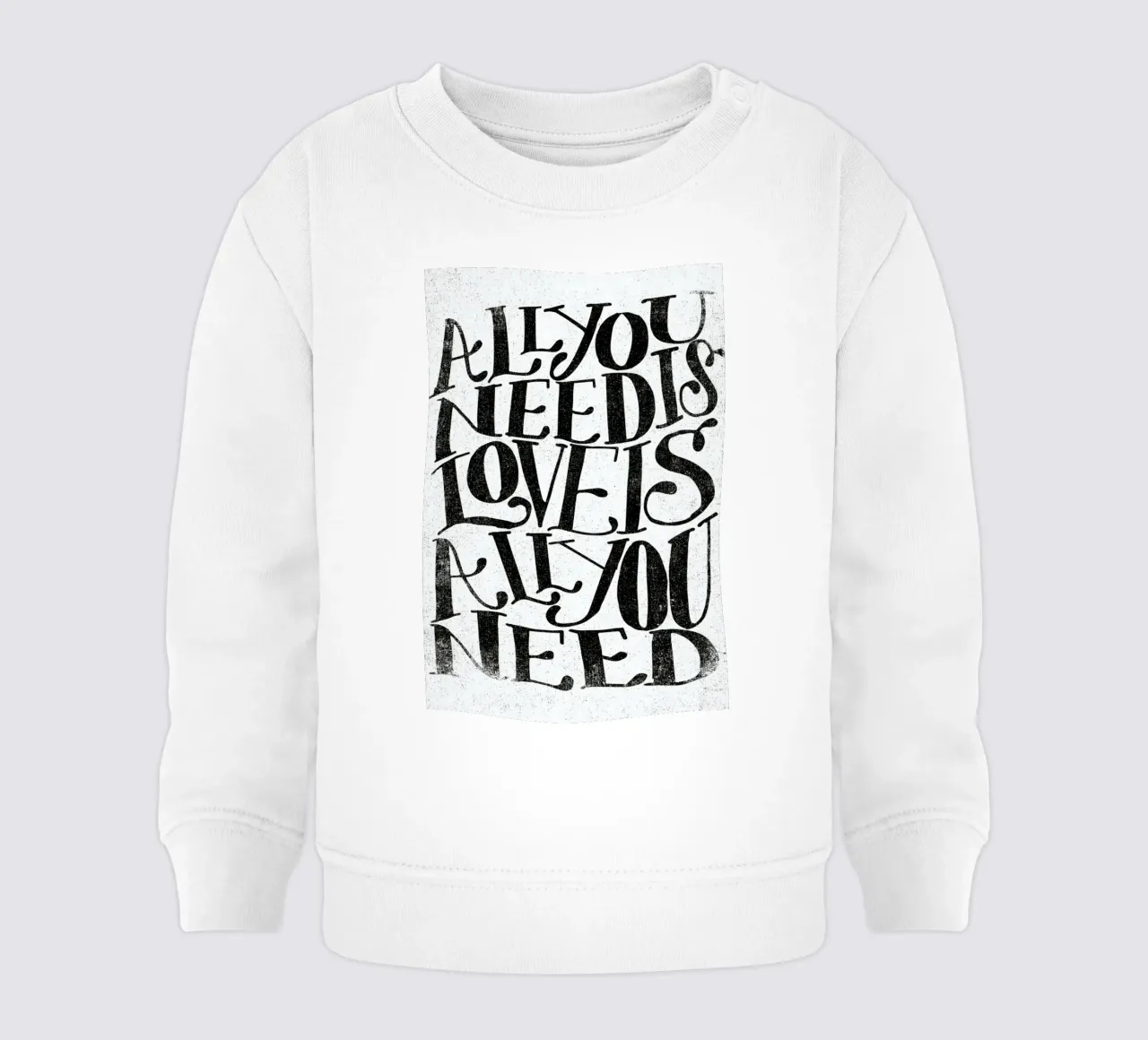 love is all you need felpa neonato da Matthew Taylor Wilson