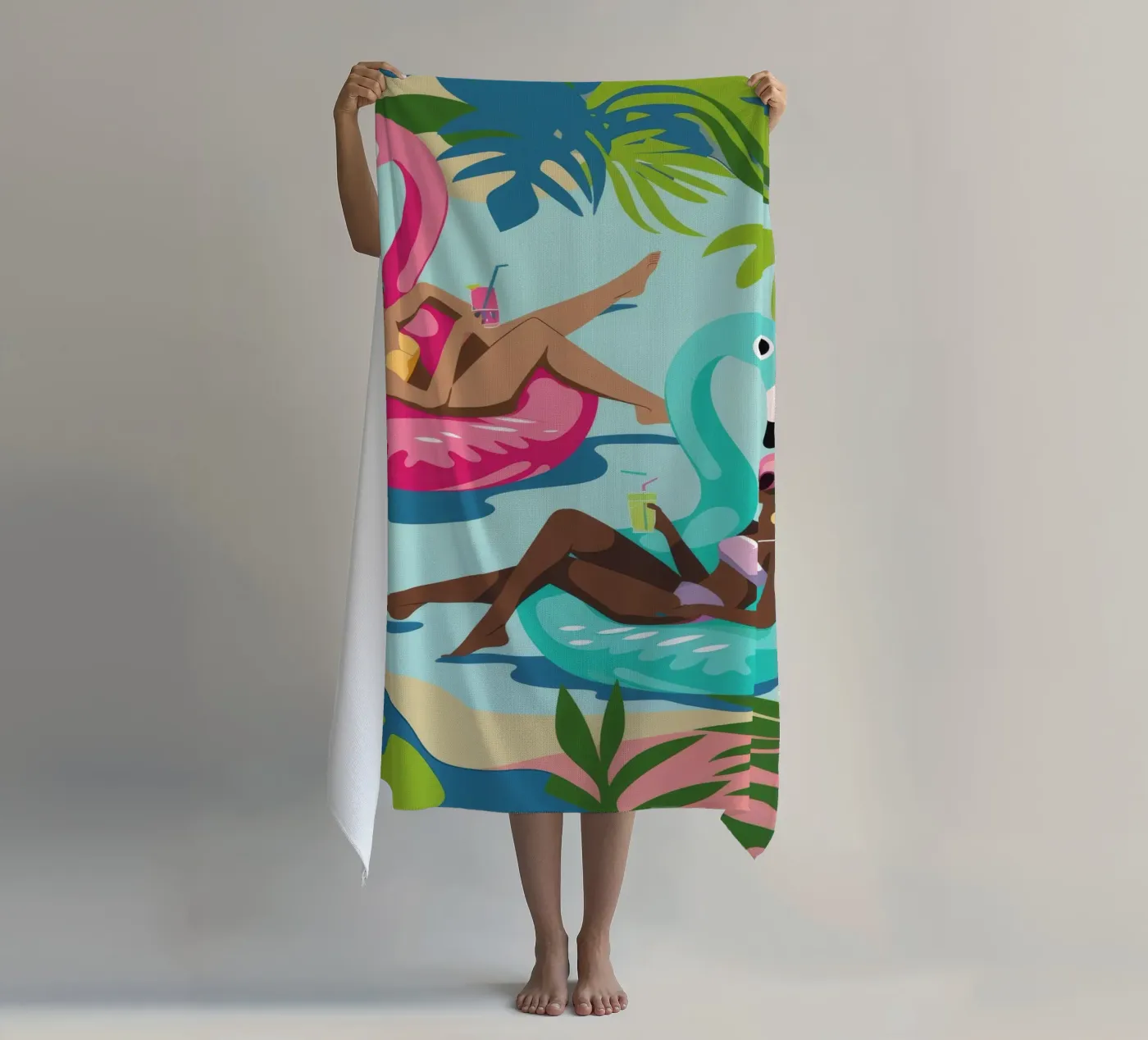 Poolside Relaxation telo mare da Seren Liodra