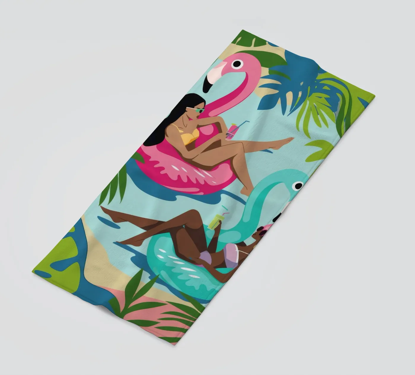 Poolside Relaxation telo mare da Seren Liodra