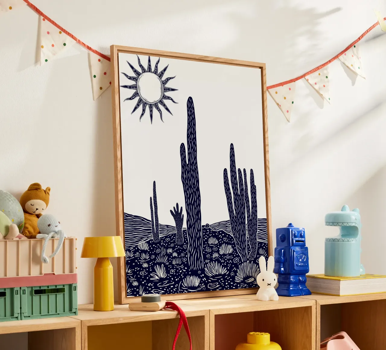 Cactus Sunscape plexiglass da Indigo Rain