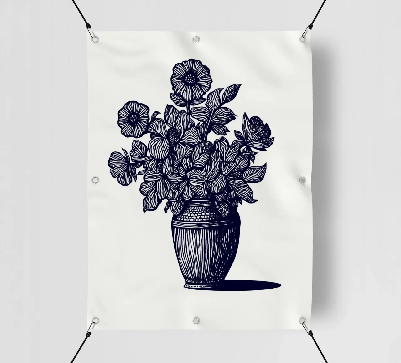 Floral Serenity telo in pvc da Indigo Rain