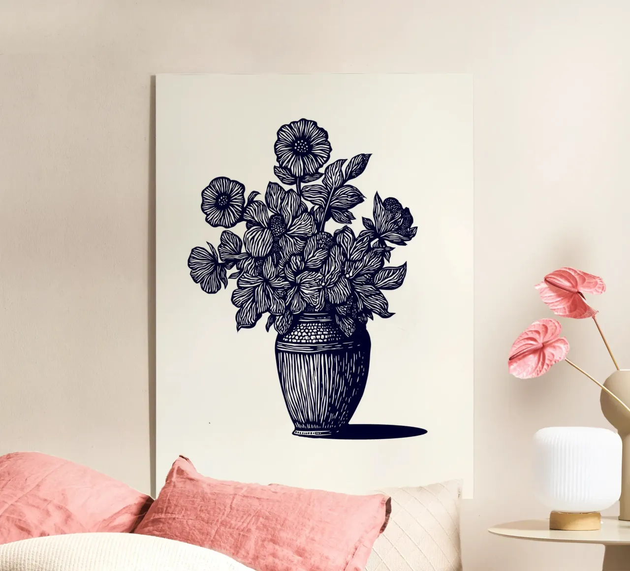 Floral Serenity plexiglass da Indigo Rain