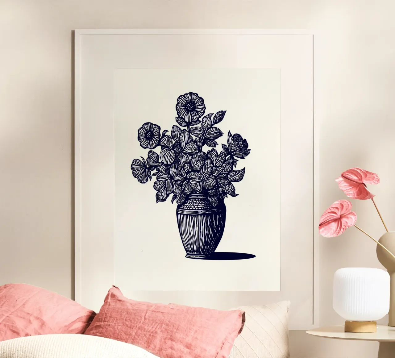 Floral Serenity carta hahnemühle da Indigo Rain