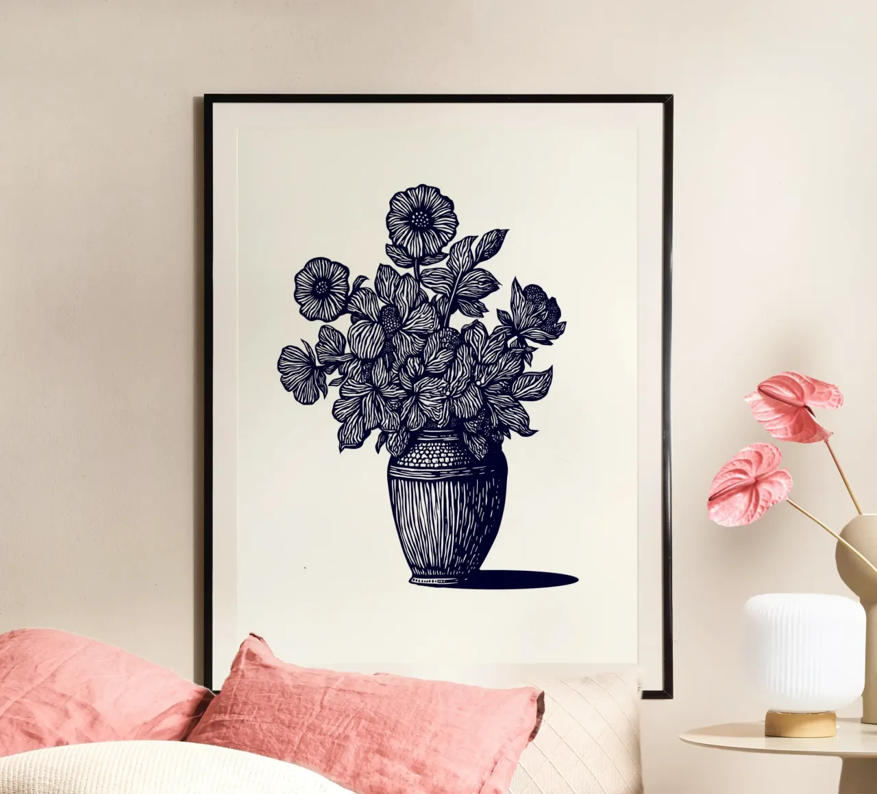 Floral Serenity carta hahnemühle da Indigo Rain