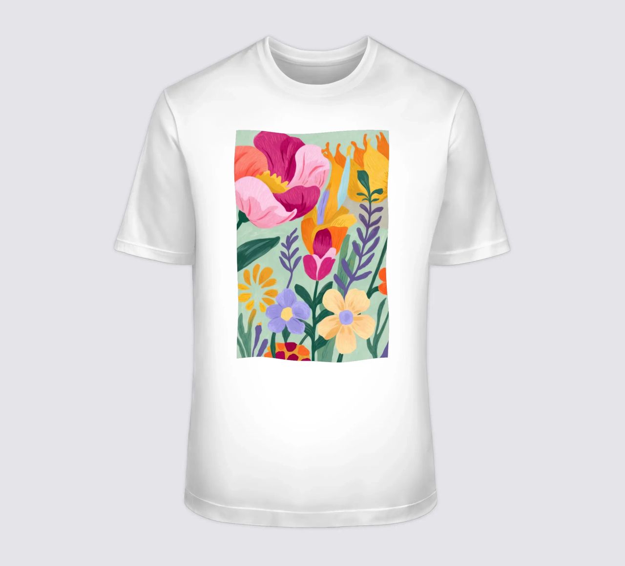 Floral Close-Up T-Shirt von Seren Liodra