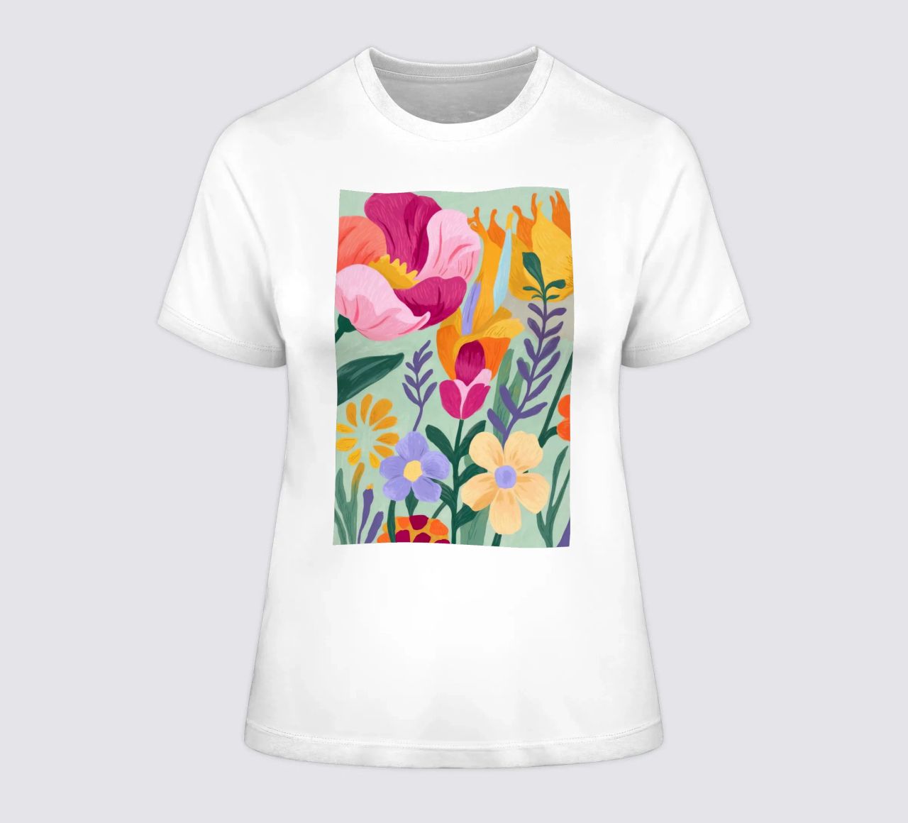 Floral Close-Up Frauen T-Shirt von Seren Liodra