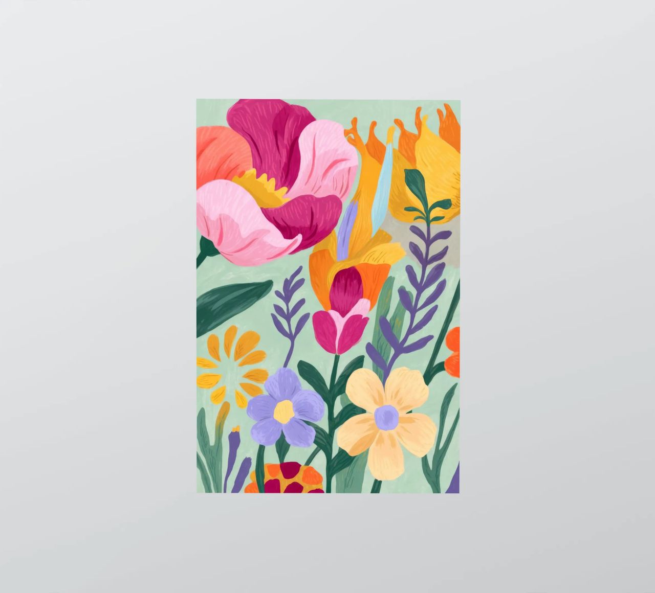 Floral Close-Up Sticker von Seren Liodra