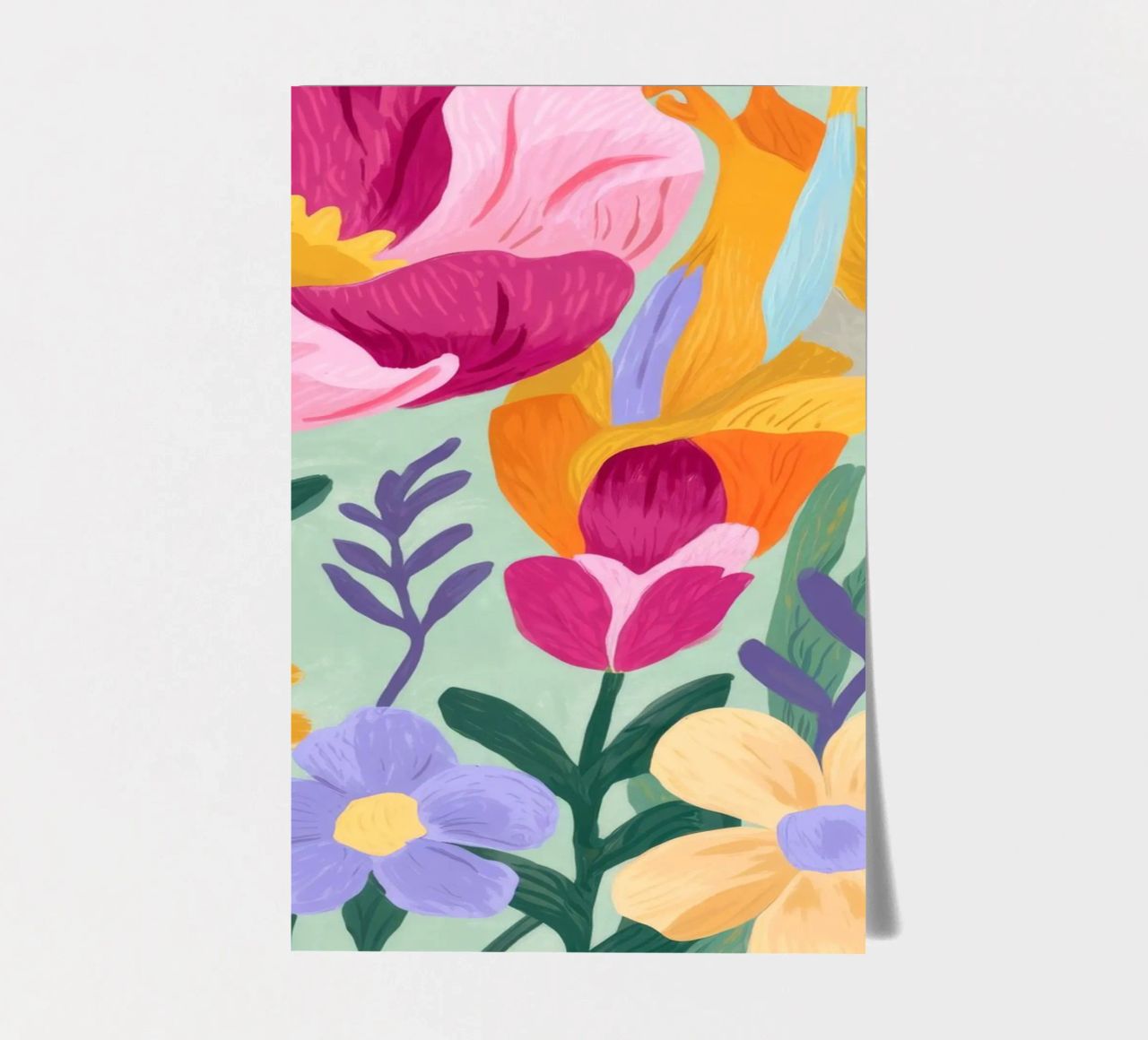 Floral Close-Up Stickerbogen von Seren Liodra